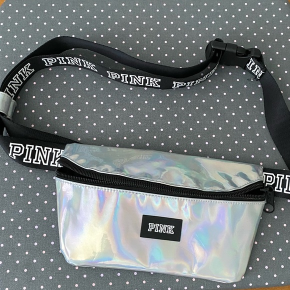 PINK Victoria's Secret Handbags - Victoria secret Pink Holographic fanny pack
